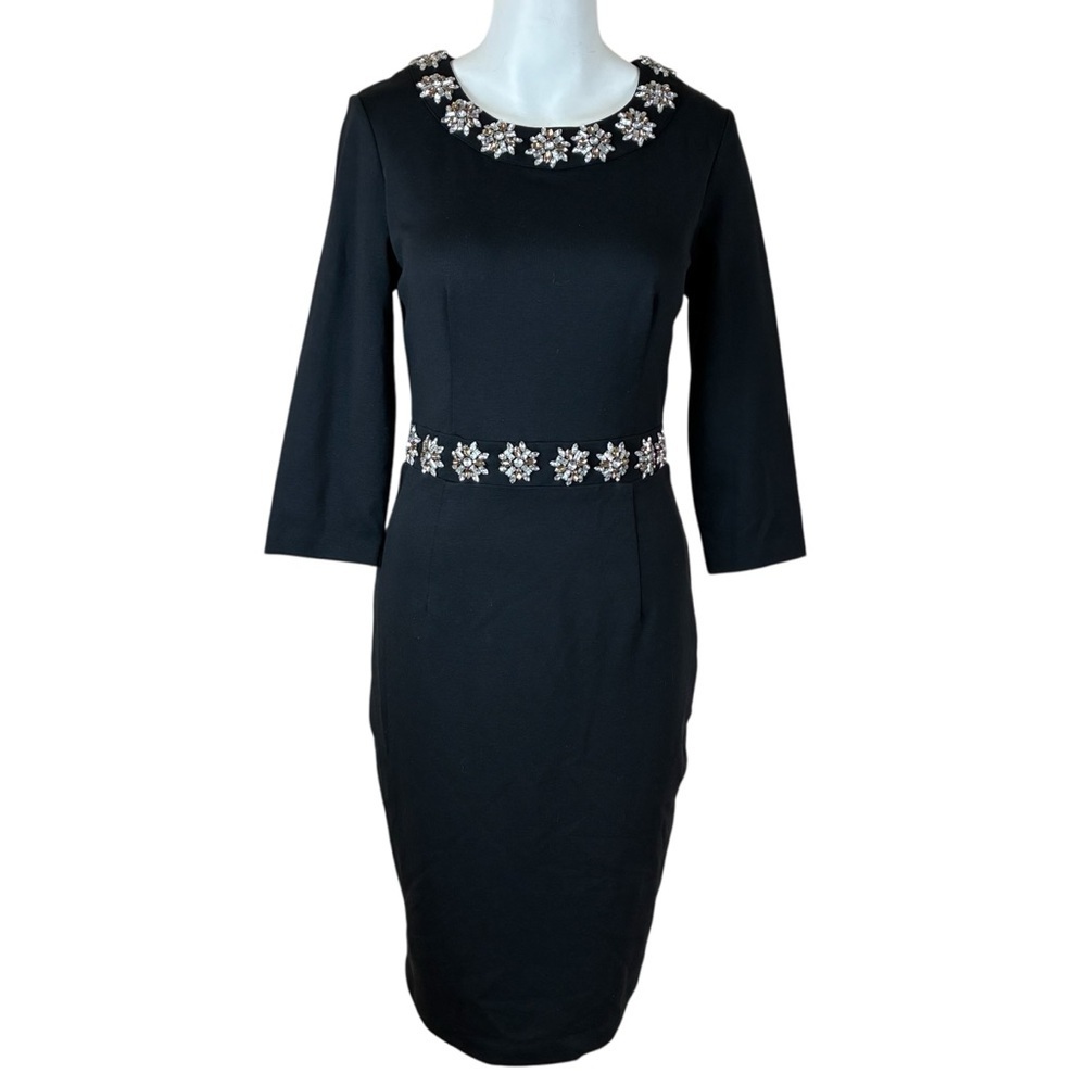 BODEN Matilda Crystal Embellished Black Dress- 6P - Picture 5 of 16